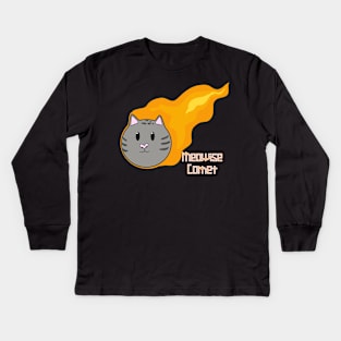 Meowise Comet Kids Long Sleeve T-Shirt